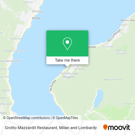 Grotto Mazzardit Restaurant map