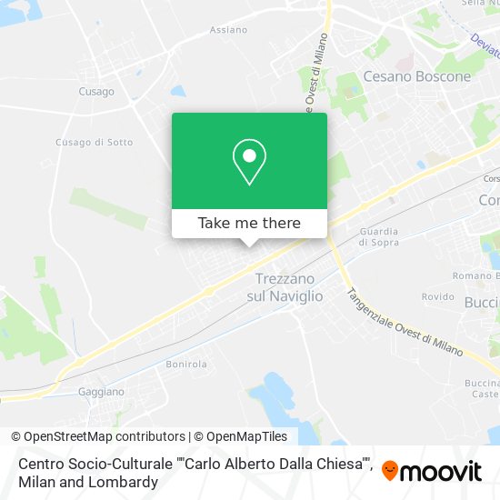 Centro Socio-Culturale ""Carlo Alberto Dalla Chiesa"" map