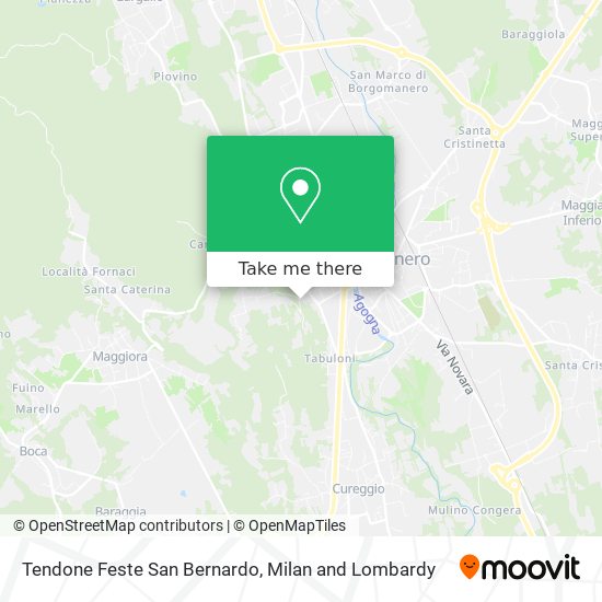 Tendone Feste San Bernardo map