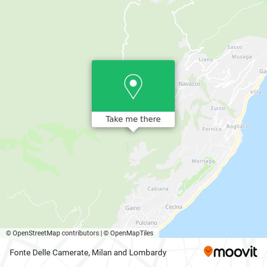 Fonte Delle Camerate map