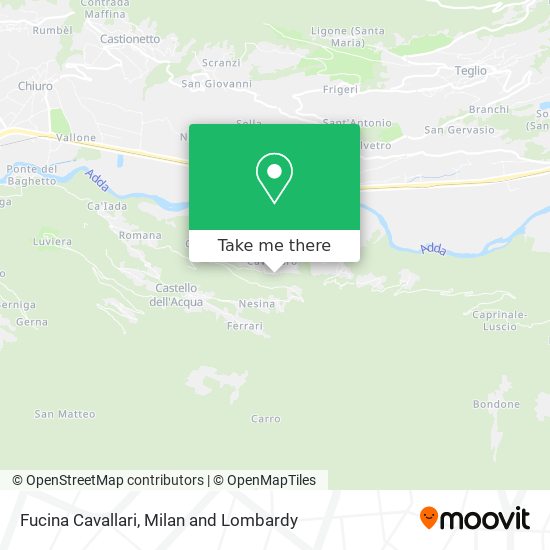 Fucina Cavallari map