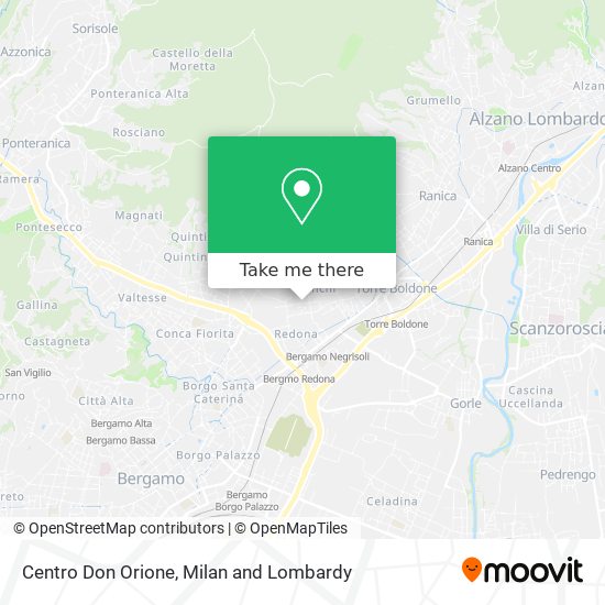 Centro Don Orione map