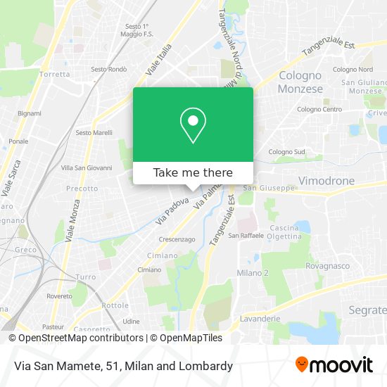 Via San Mamete, 51 map