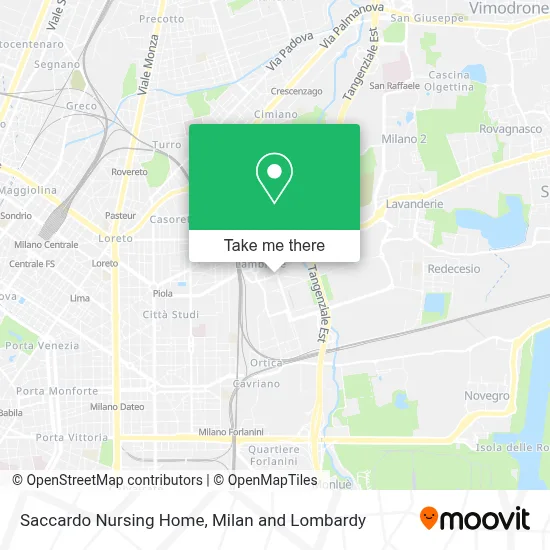 Saccardo Nursing Home map