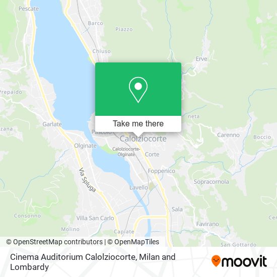 Cinema Auditorium Calolziocorte map