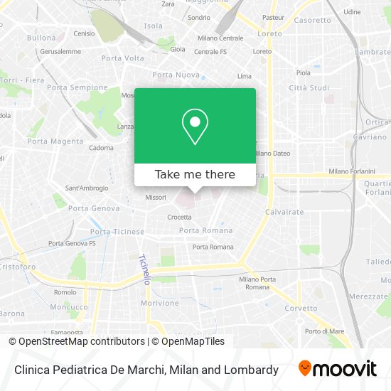 Clinica Pediatrica De Marchi map