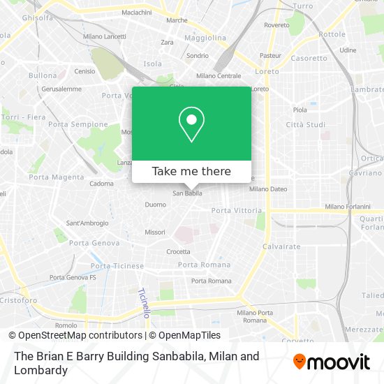 The Brian E Barry Building Sanbabila map