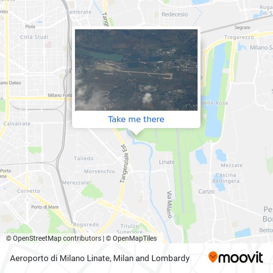 Aeroporto di Milano Linate map