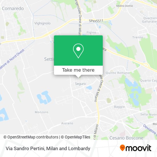 Via Sandro Pertini map