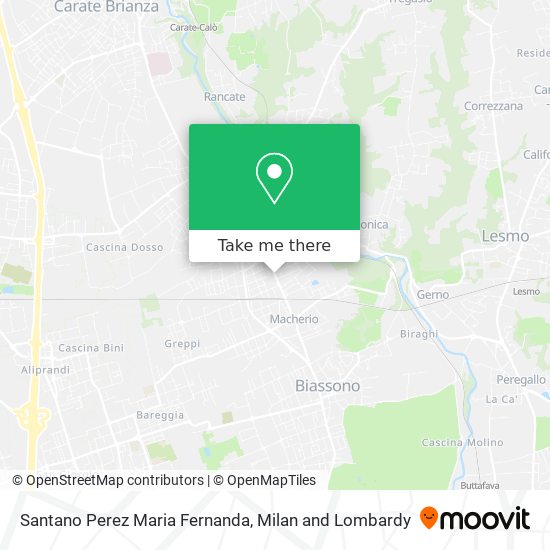 Santano Perez Maria Fernanda map
