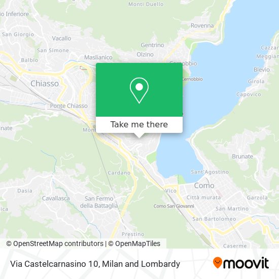 Via Castelcarnasino 10 map