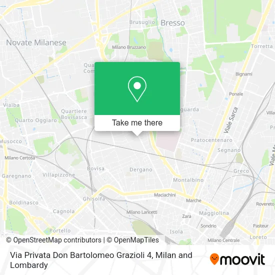 Via Privata Don Bartolomeo Grazioli 4 map