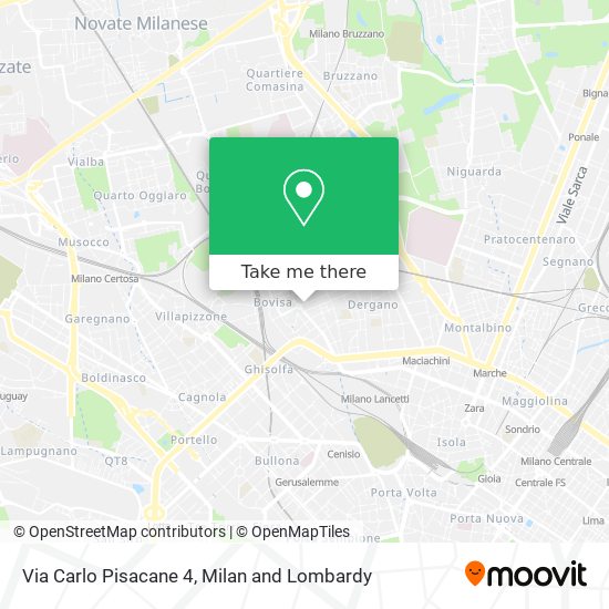 Via Carlo Pisacane 4 map