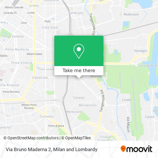 Via Bruno Maderna 2 map