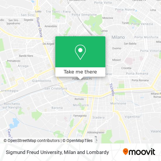 Sigmund Freud University map