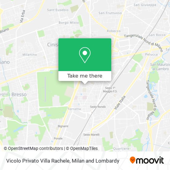 Vicolo Privato Villa Rachele map