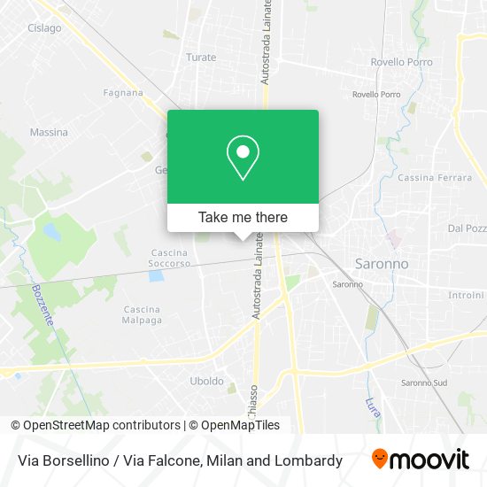Via Borsellino / Via Falcone map