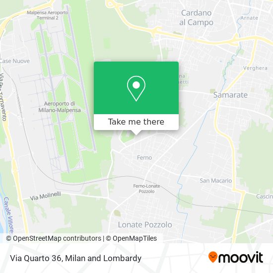 Via Quarto 36 map