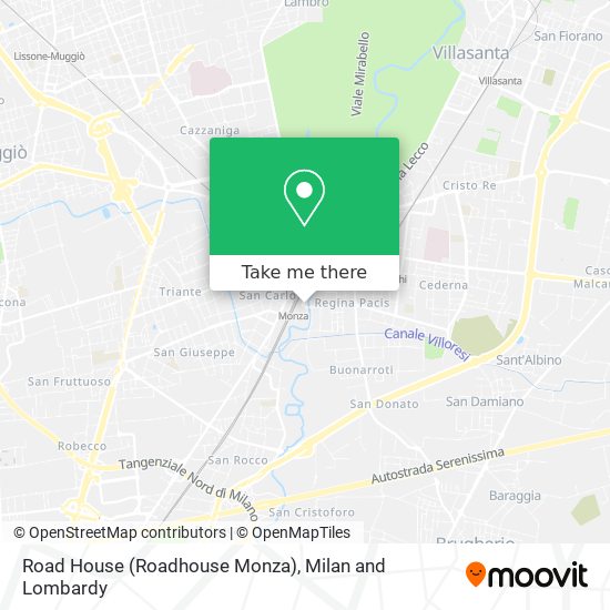 Road House (Roadhouse Monza) map