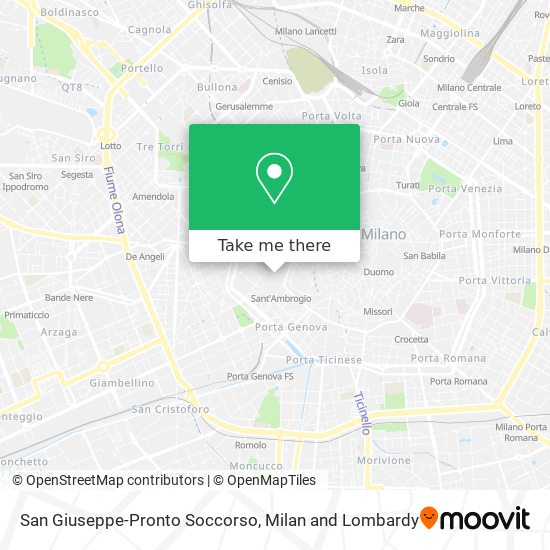 San Giuseppe-Pronto Soccorso map