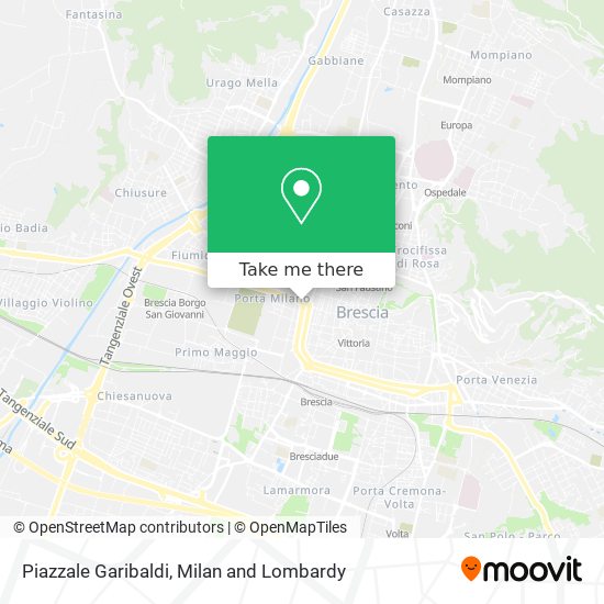 Piazzale Garibaldi map