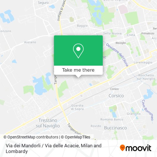 Via dei Mandorli / Via delle Acacie map