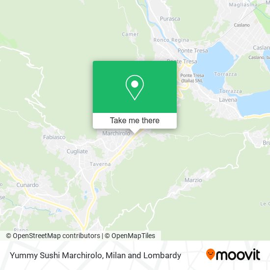 Yummy Sushi Marchirolo map