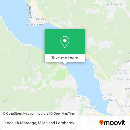 Località Moregge map
