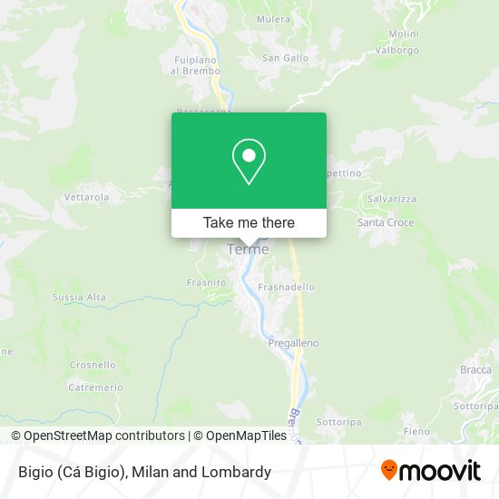 Bigio (Cá Bigio) map