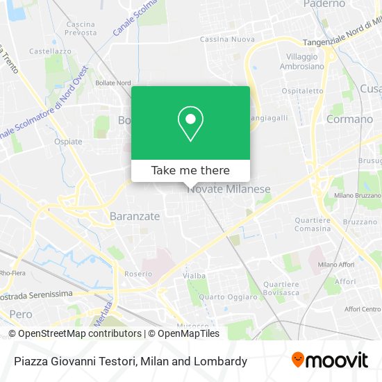 Piazza Giovanni Testori map