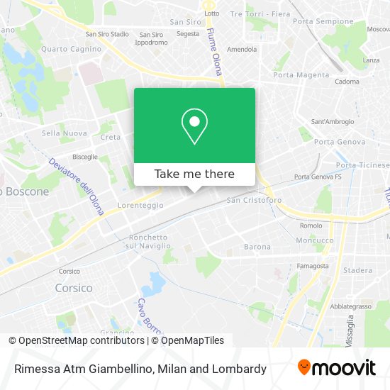 Rimessa Atm Giambellino map