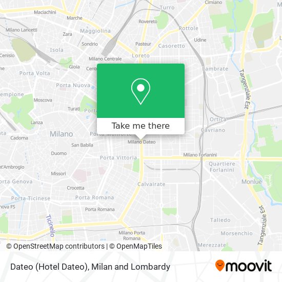Dateo (Hotel Dateo) map