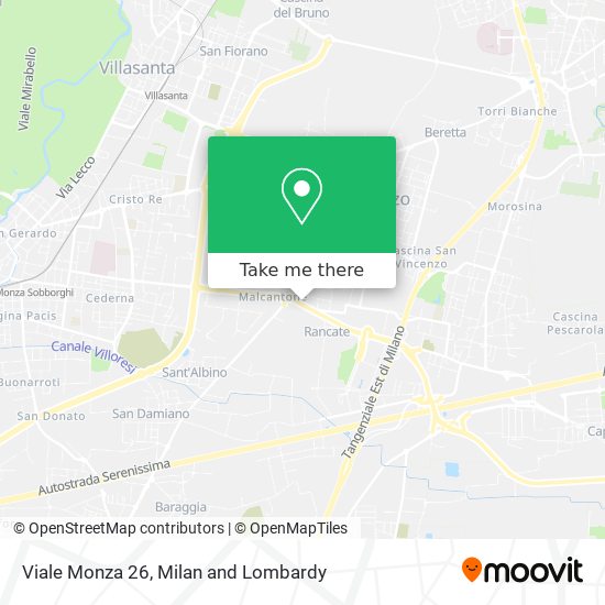 Viale Monza 26 map