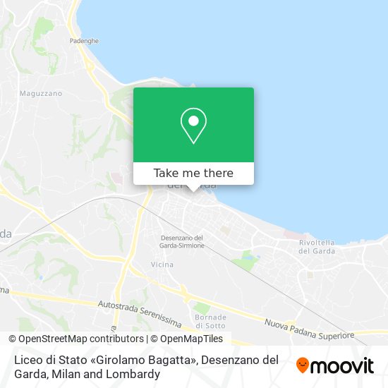 Liceo di Stato «Girolamo Bagatta», Desenzano del Garda map