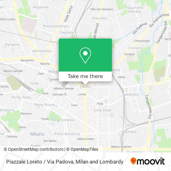 Piazzale Loreto / Via Padova map