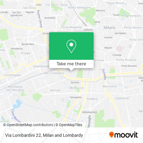 Via Lombardini 22 map