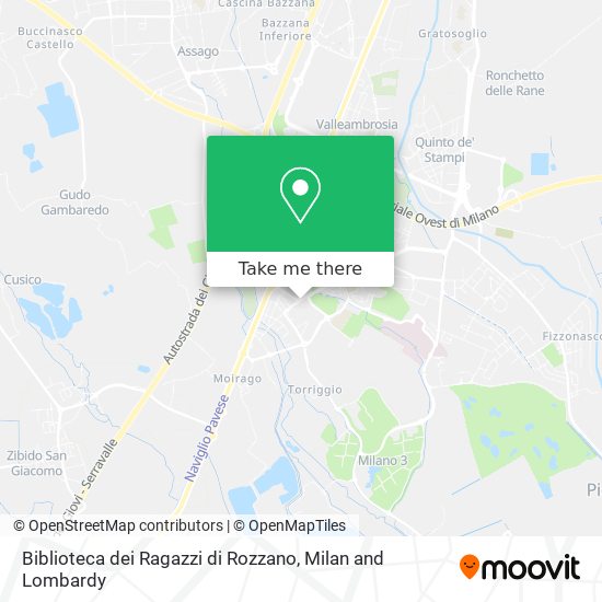 Biblioteca dei Ragazzi di Rozzano map