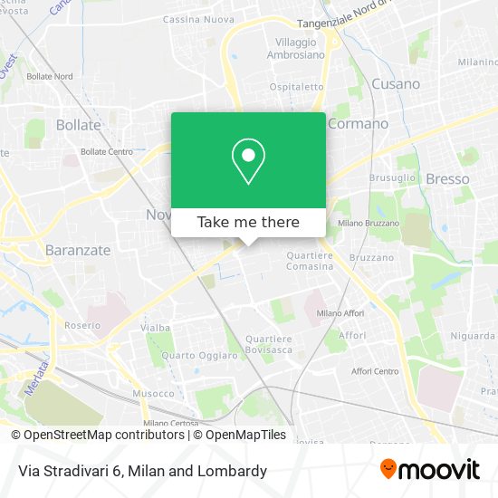 Via Stradivari 6 map
