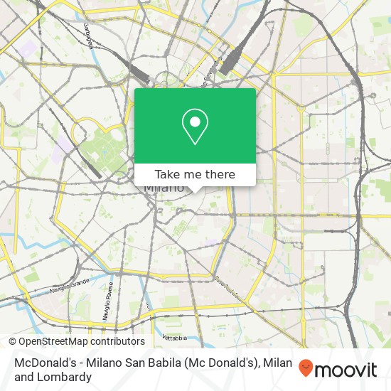 McDonald's - Milano San Babila (Mc Donald's) map