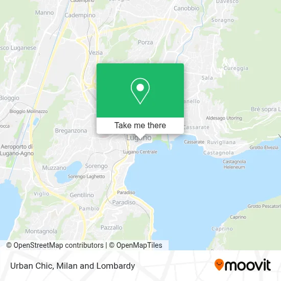 Urban Chic map
