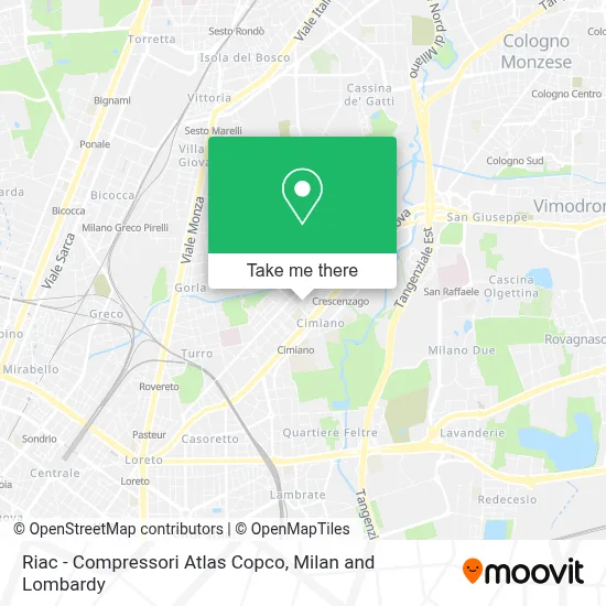 Riac - Compressori Atlas Copco map