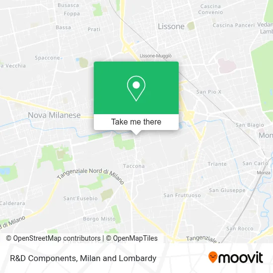 R&D Components map