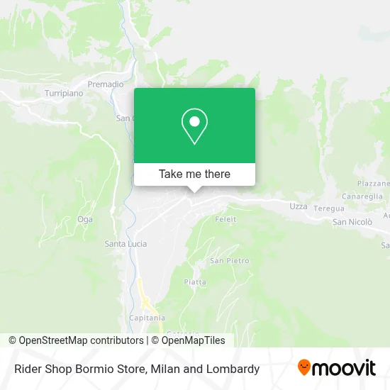 Rider Shop Bormio Store map