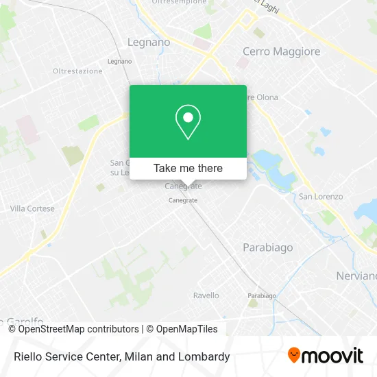 Riello Service Center map