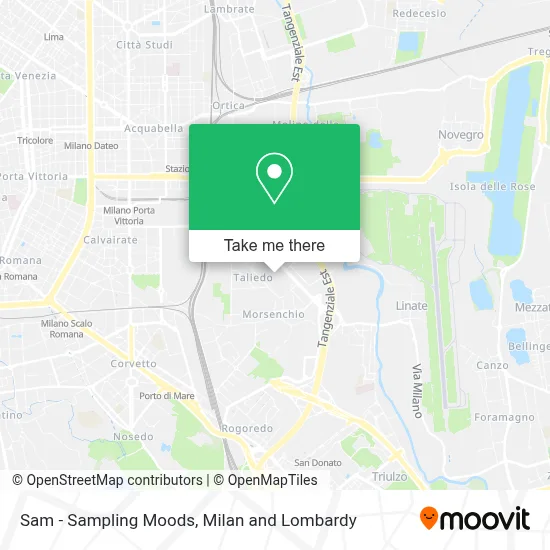 Sam - Sampling Moods map