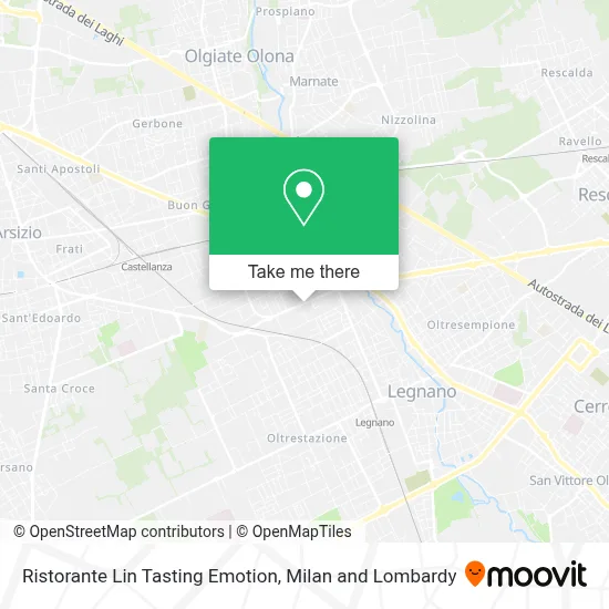 Ristorante Lin Tasting Emotion map