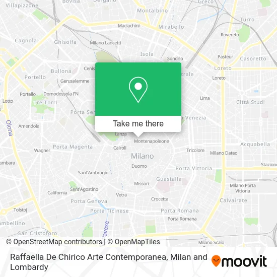 Raffaella De Chirico Arte Contemporanea map