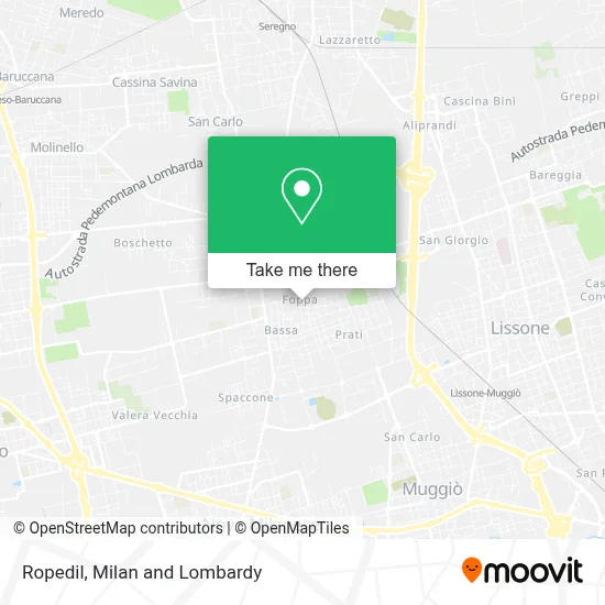 Ropedil map