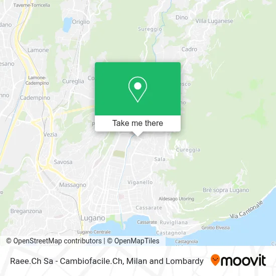 Raee.Ch Sa - Cambiofacile.Ch map