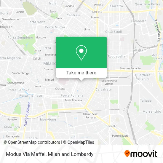Modus Via Maffei map